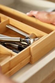 Joseph Joseph Bamboo Expandable Cutlery Utensil and Gadgets Organiser - Image 2 of 4