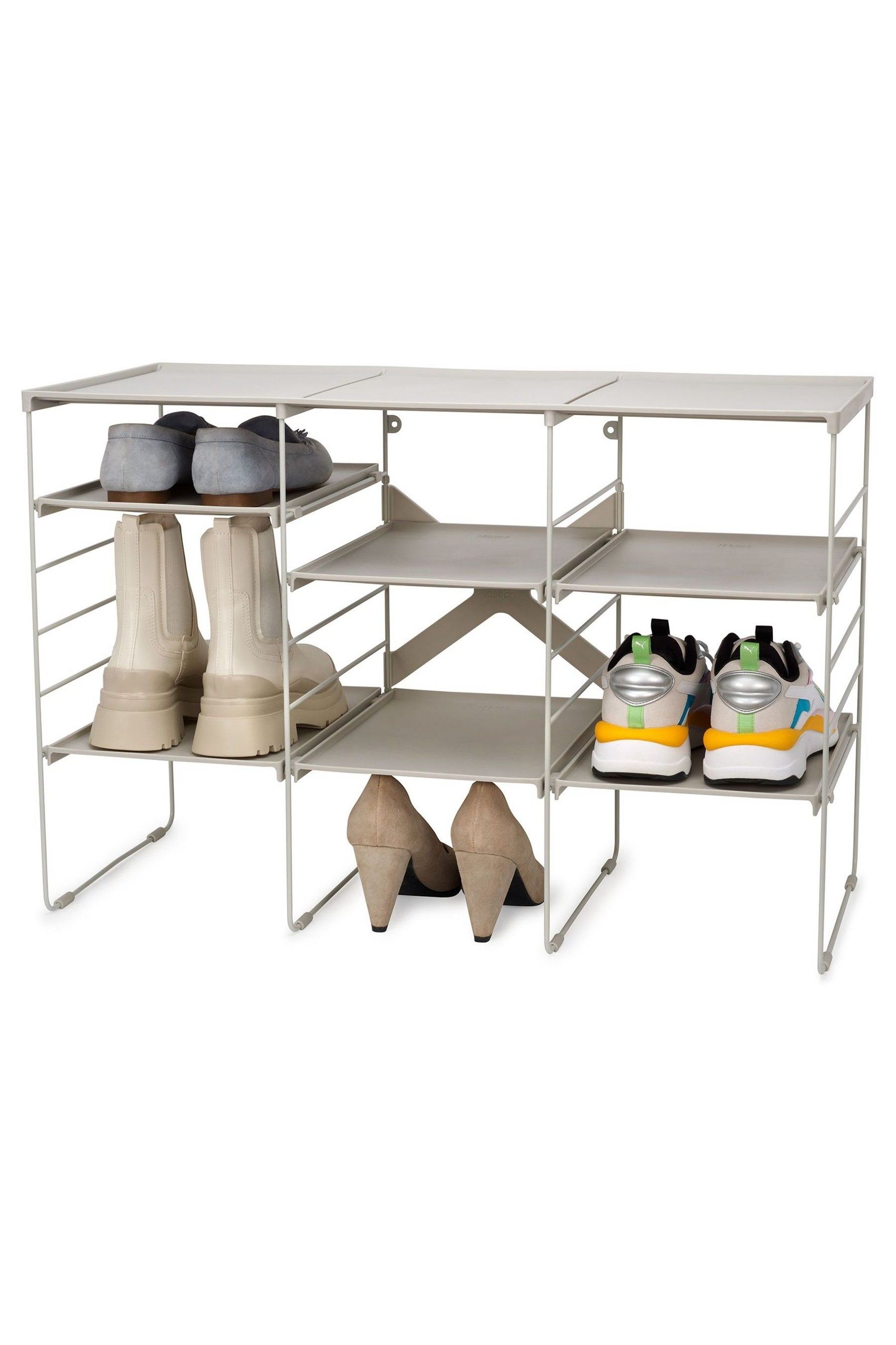 Shoe stand target top