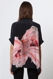 Religion Pink Oversized Blouse With Neck Tie - Image 6 of 8