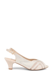 Pavers Nude Pavers Black Slingback Evening Heels - Image 1 of 5