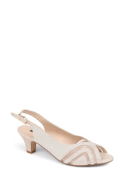 Pavers Nude Pavers Black Slingback Evening Heels - Image 2 of 5