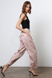 Religion Nude Wide Lege Cargo Trousers in Soft Cotton - Image 2 of 5
