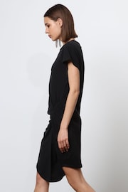 Religion 100% Cotton Fitted Alchemy Dress With Beaded Neckline and Drape Detail - 圖片 5/8