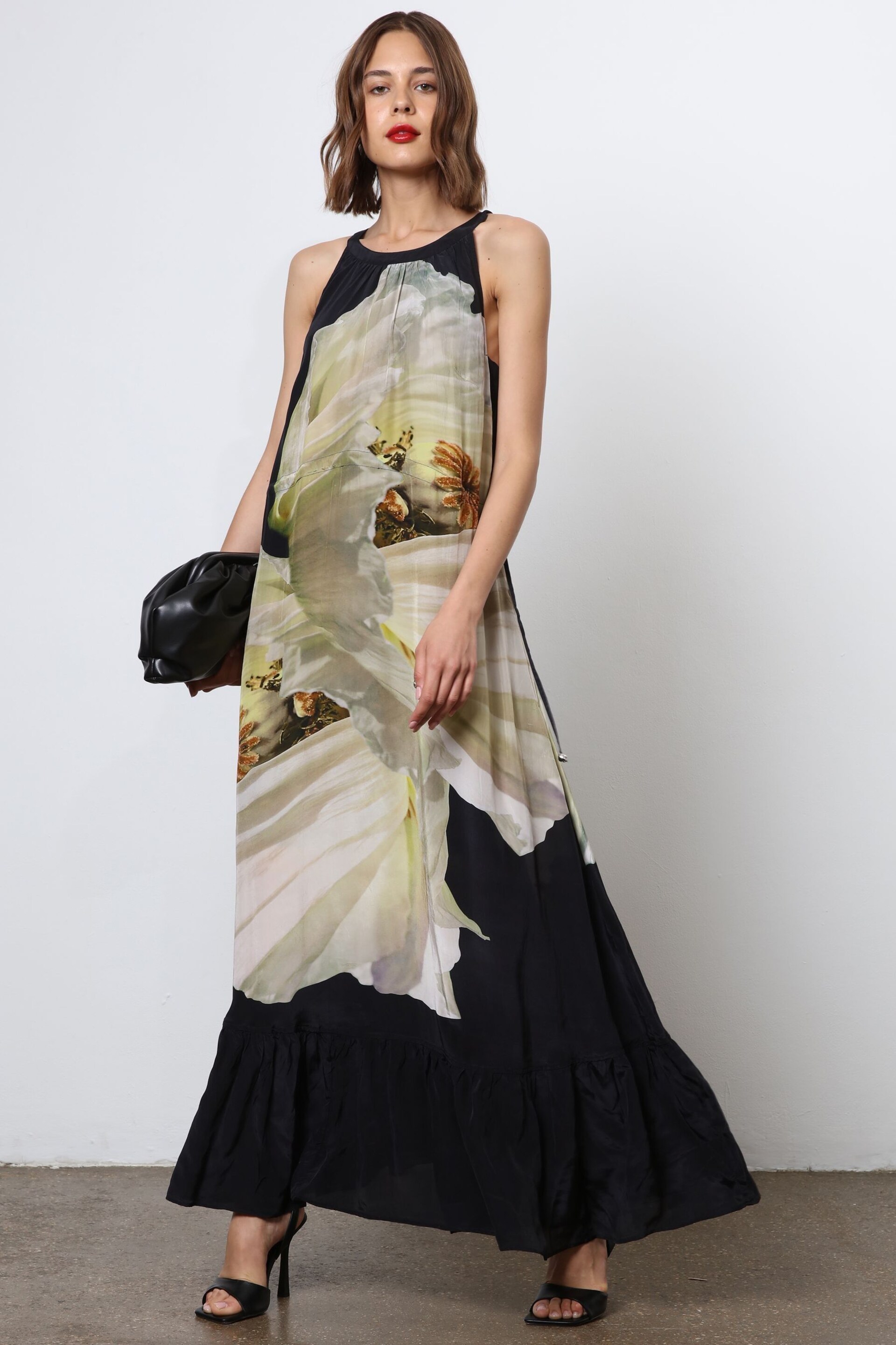 Religion Multi Halter Neck Maxi Dress - Image 2 of 6