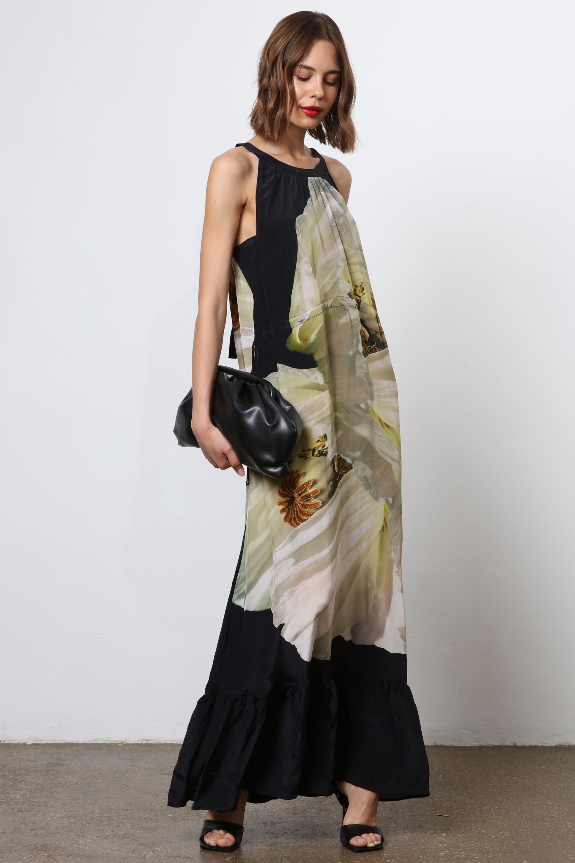 Religion Multi Halter Neck Maxi Dress - Image 4 of 6