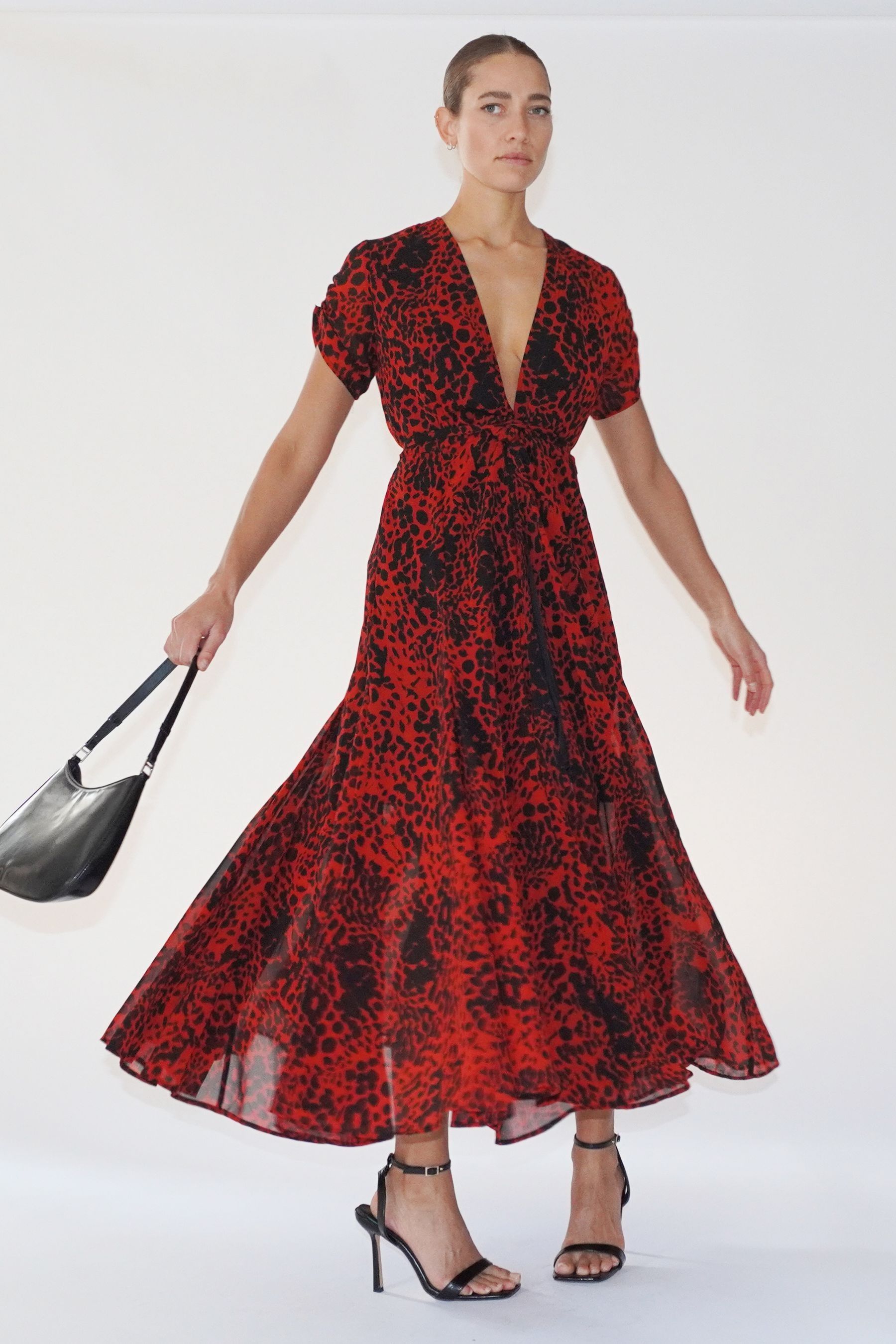 Red long skirt religion new arrivals