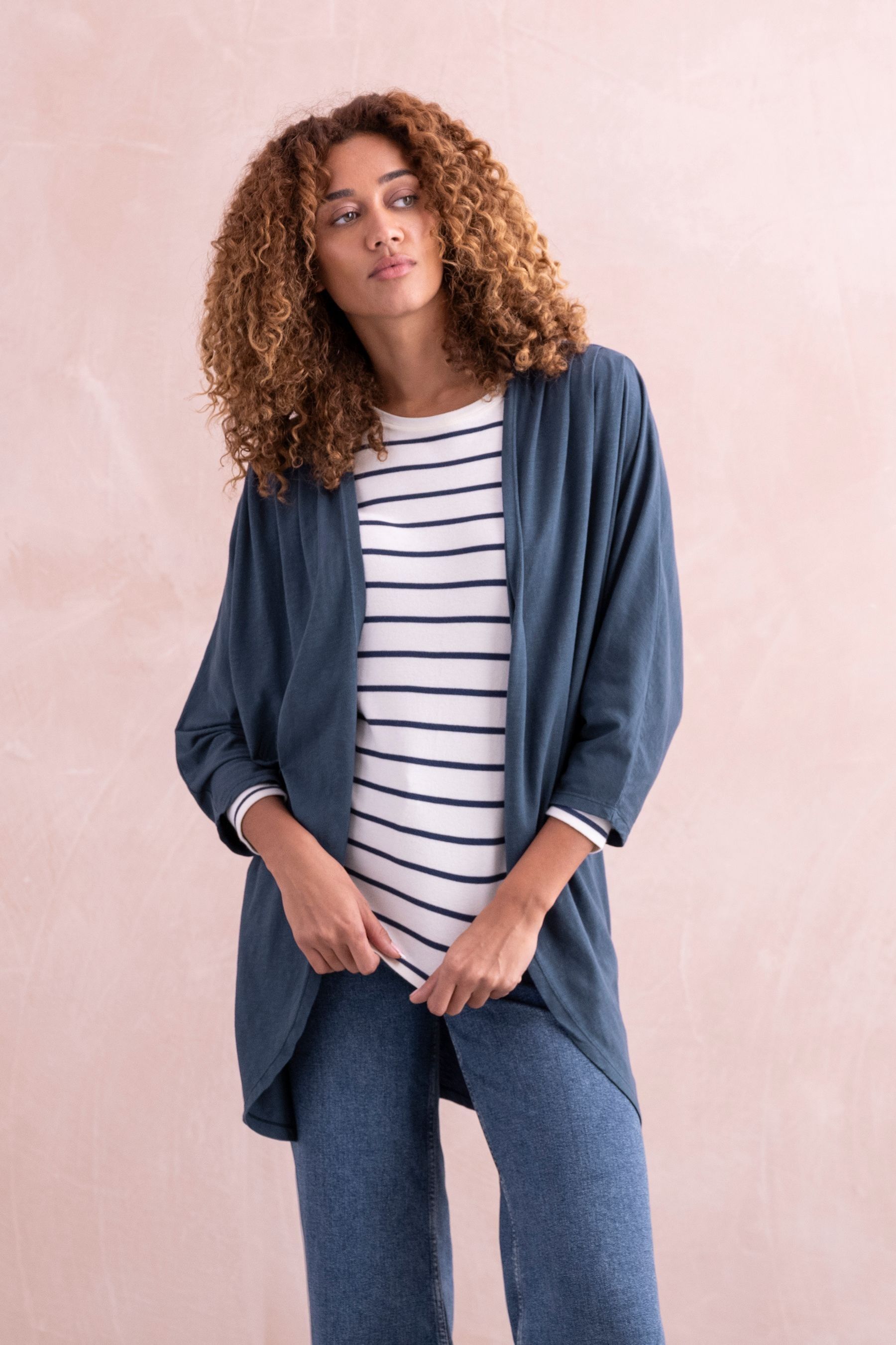 Jersey cardigan womens cheap