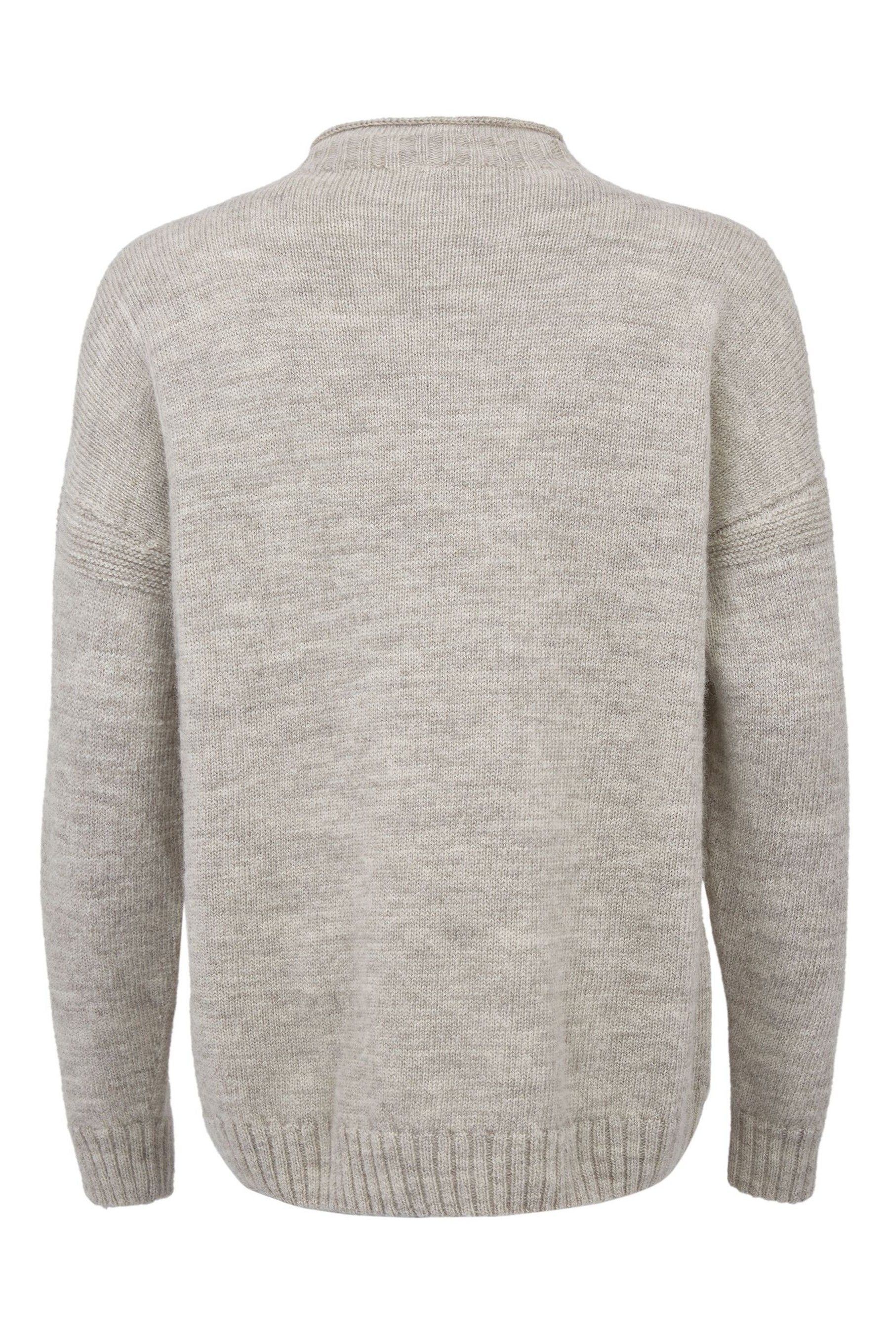 Buy Celtic Co. Grey British Wool Gansey Jumper from Next Luxembourg