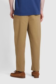 Farah Brown Hawtin Twill Chinos Trousers - Image 2 of 5
