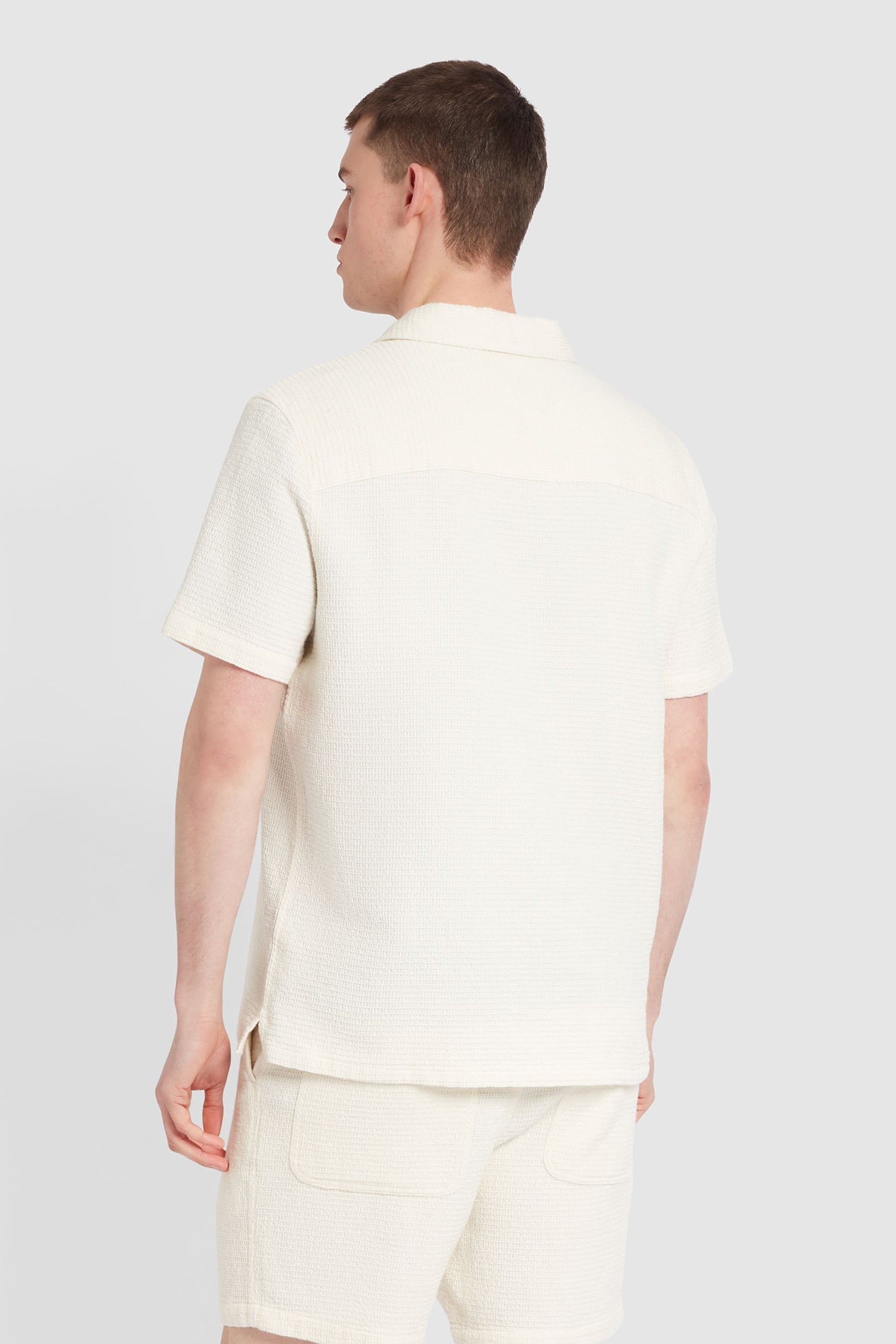 Farah Natural Astro Short Sleeve Shirt - Image 2 of 4