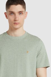 Farah Danny Short Sleeve T-Shirt In Balsam Marl - Image 4 of 4