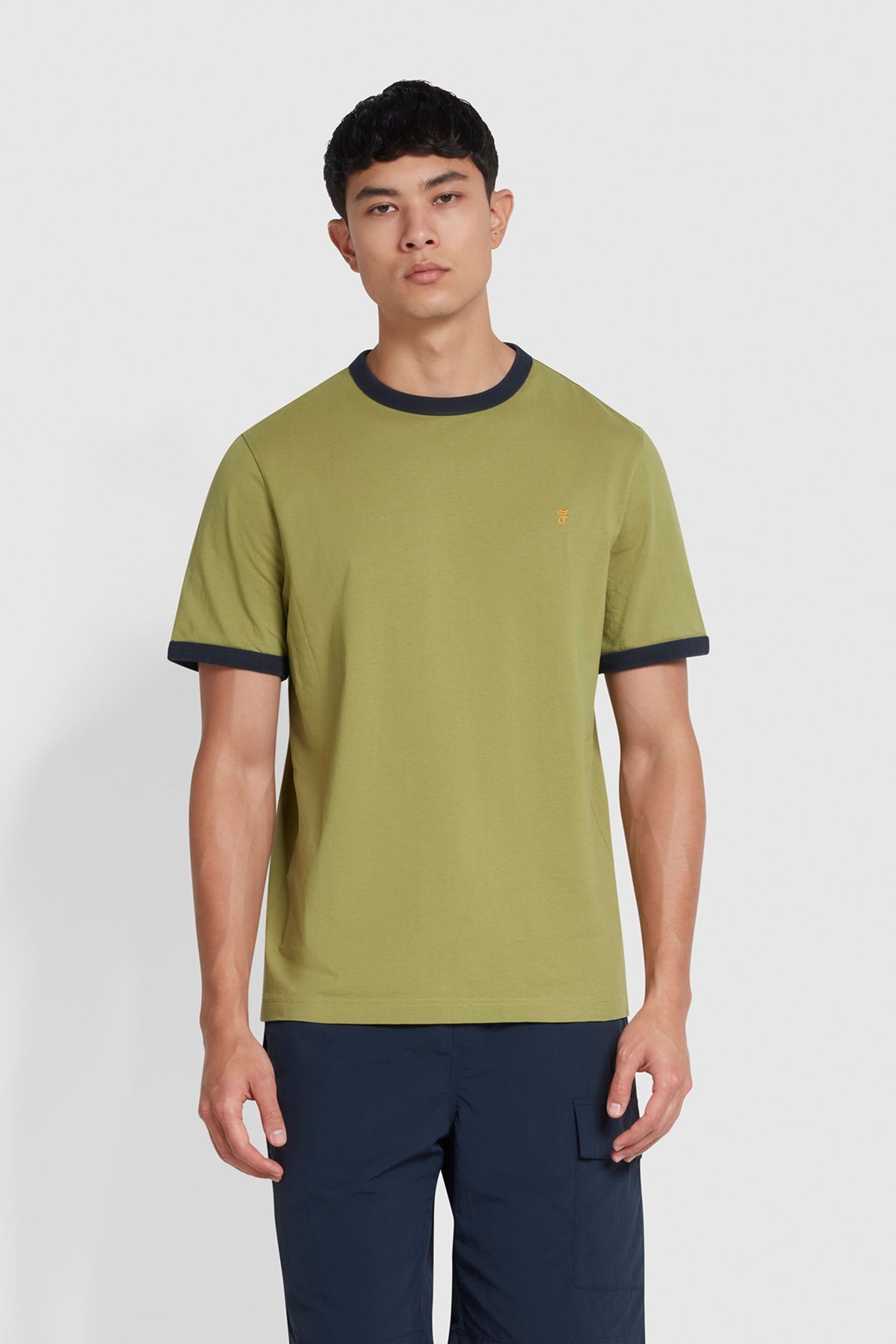 Farah Groves Ringer Short Sleeve T-Shirt - Image 1 of 5