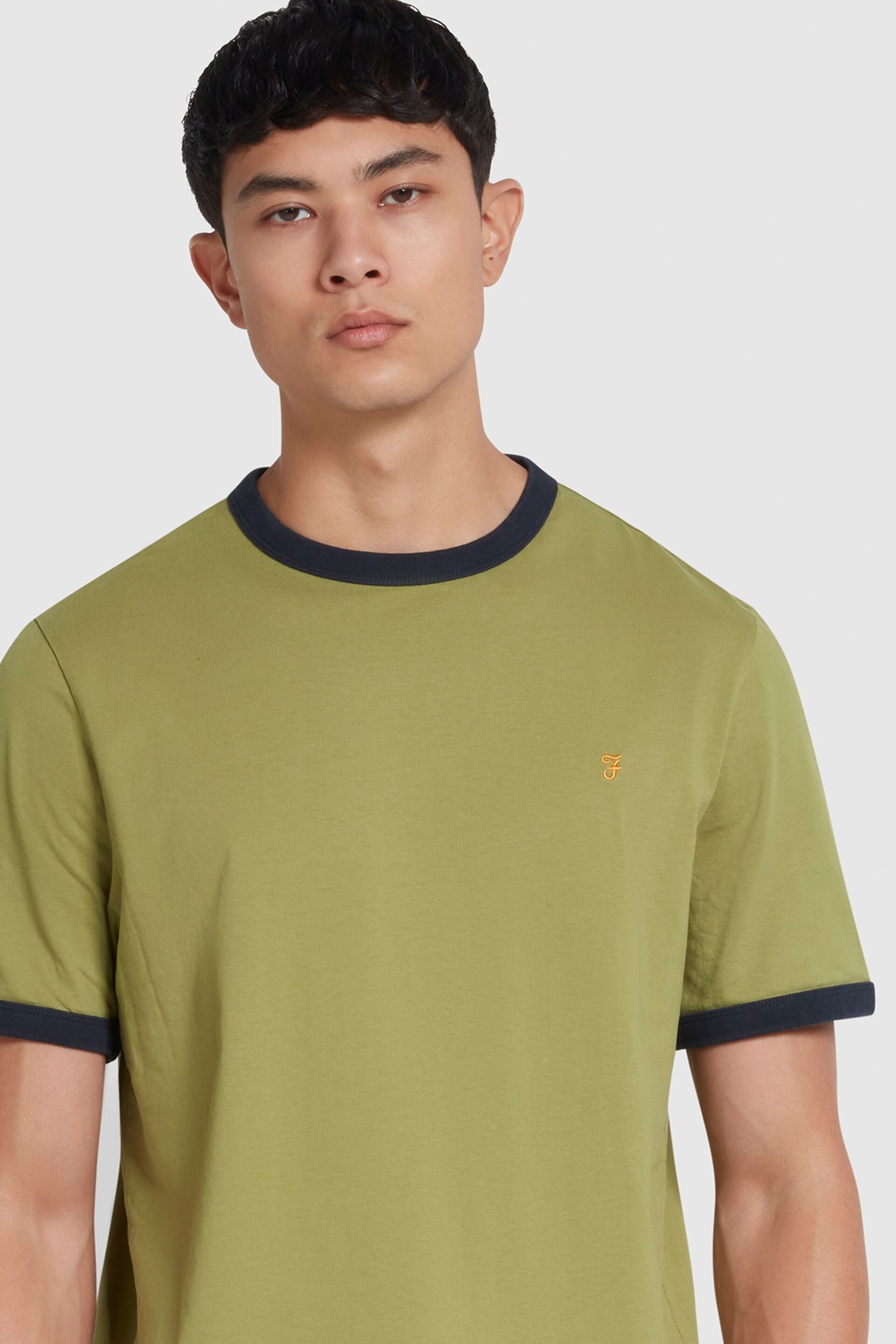 Farah Groves Ringer Short Sleeve T-Shirt - Image 4 of 5