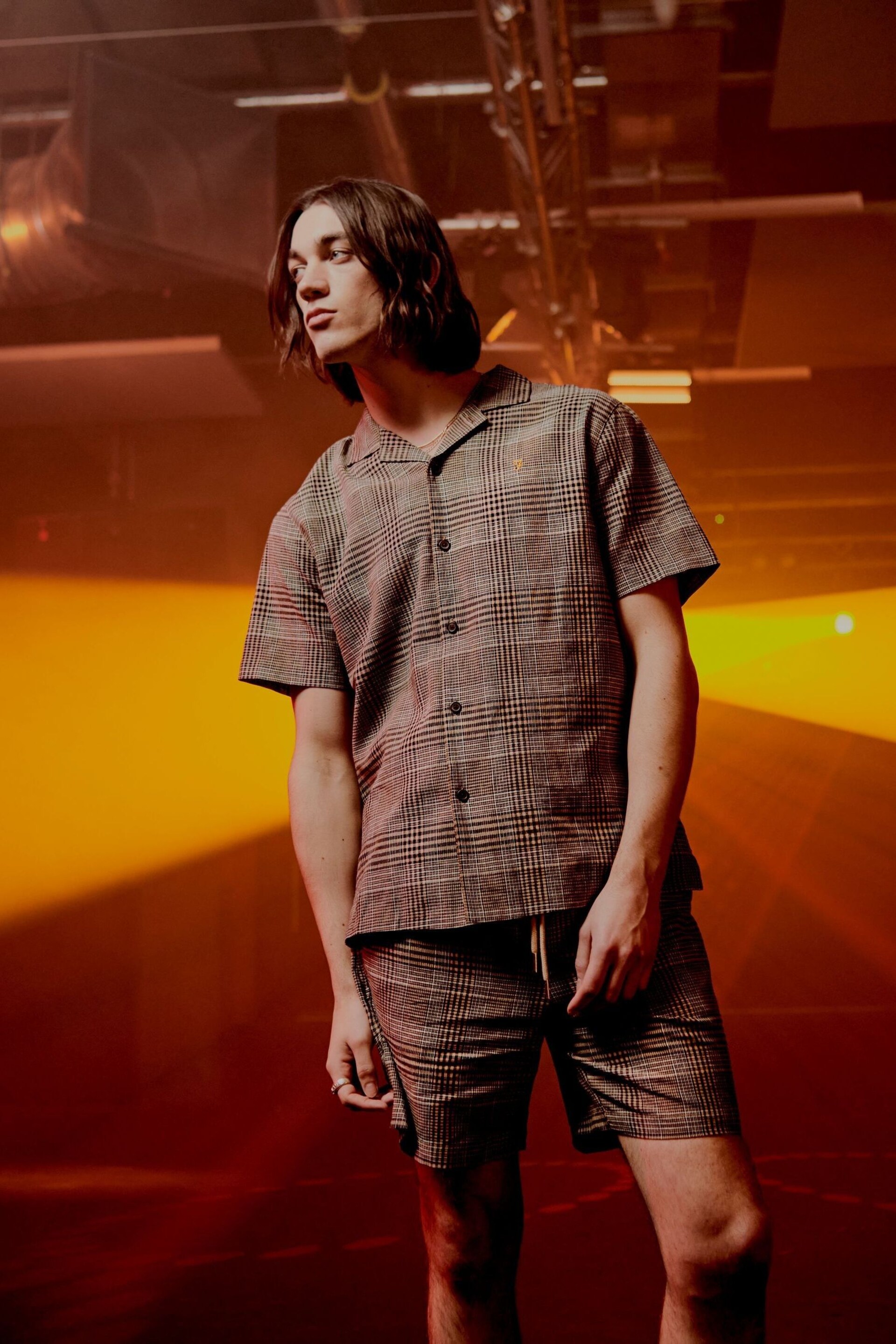 Farah Green Yute Check Short Sleeve Shirt - Image 2 of 7