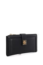 Dune London Black Klints Large Turnlock Detail Purse - Image 6 of 7