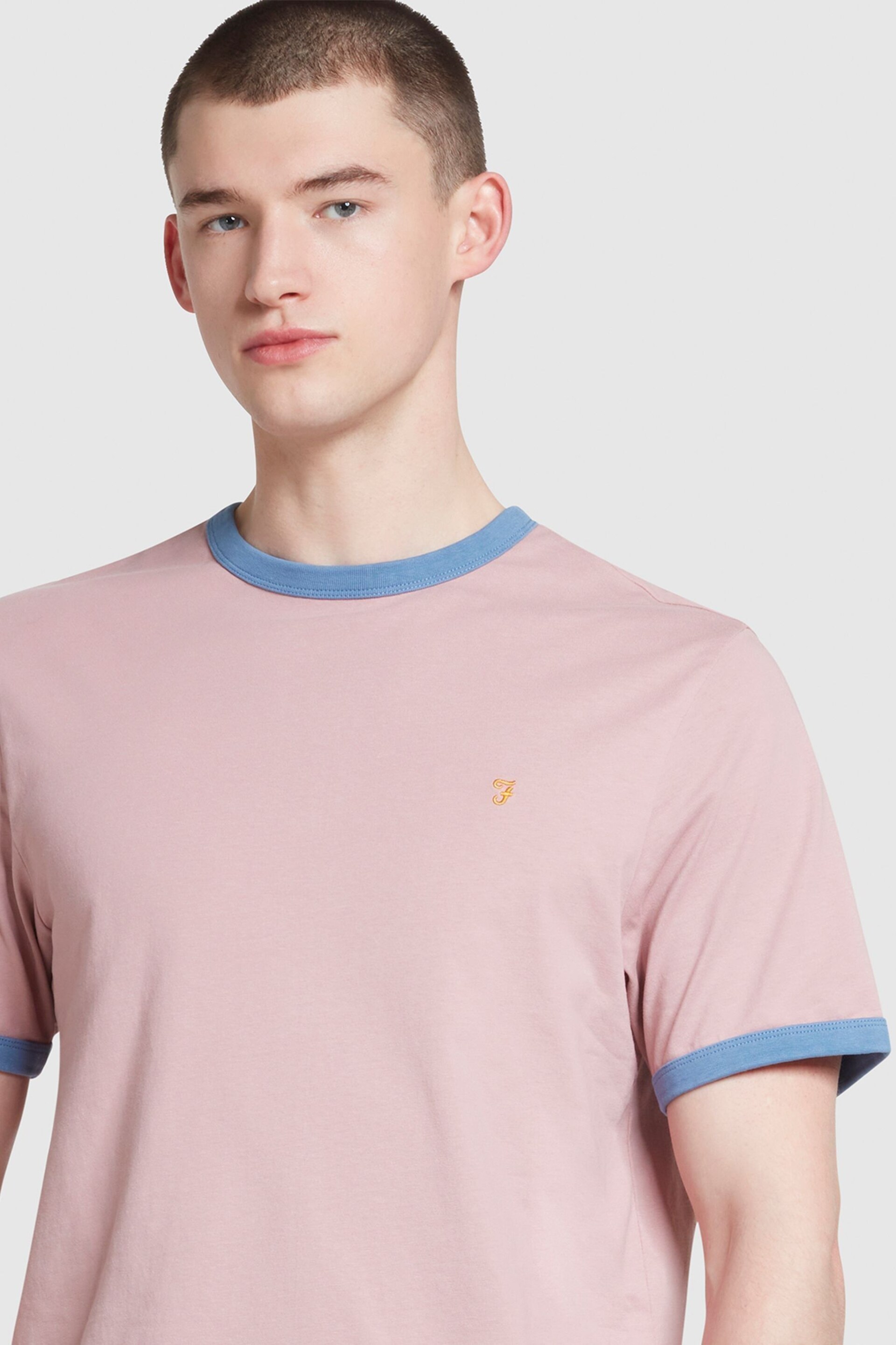 Farah Groves Ringer Short Sleeve T-Shirt - Image 3 of 5