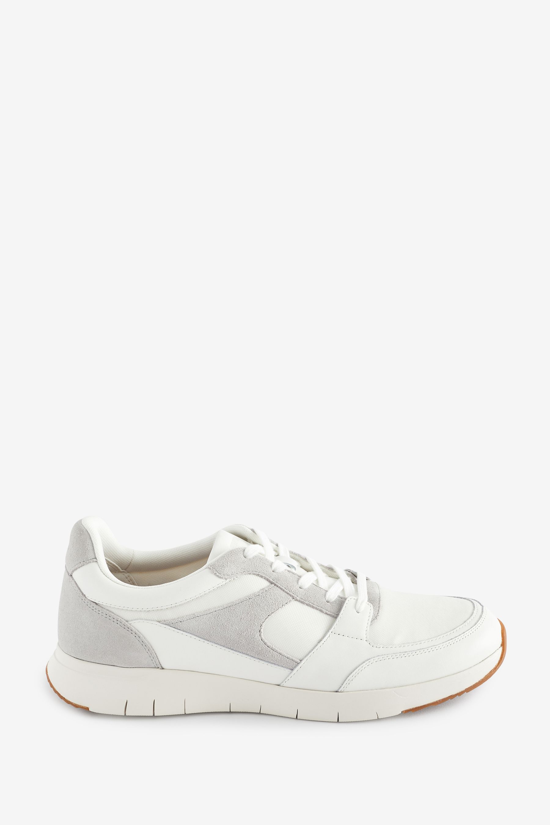 Buy FitFlop Mens Anatomiflex Material Mix Panel White Sneakers from Next Austria