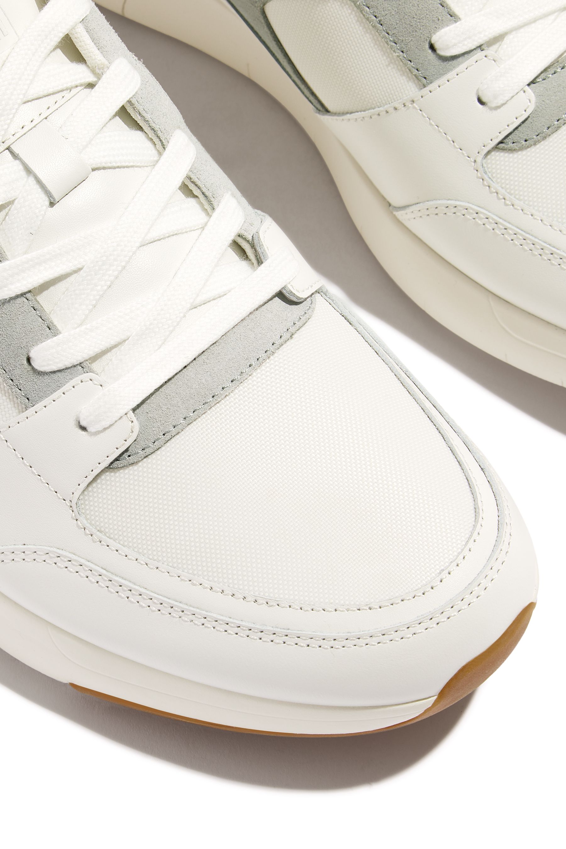 Buy FitFlop Mens Anatomiflex Material Mix Panel White Sneakers from Next Austria