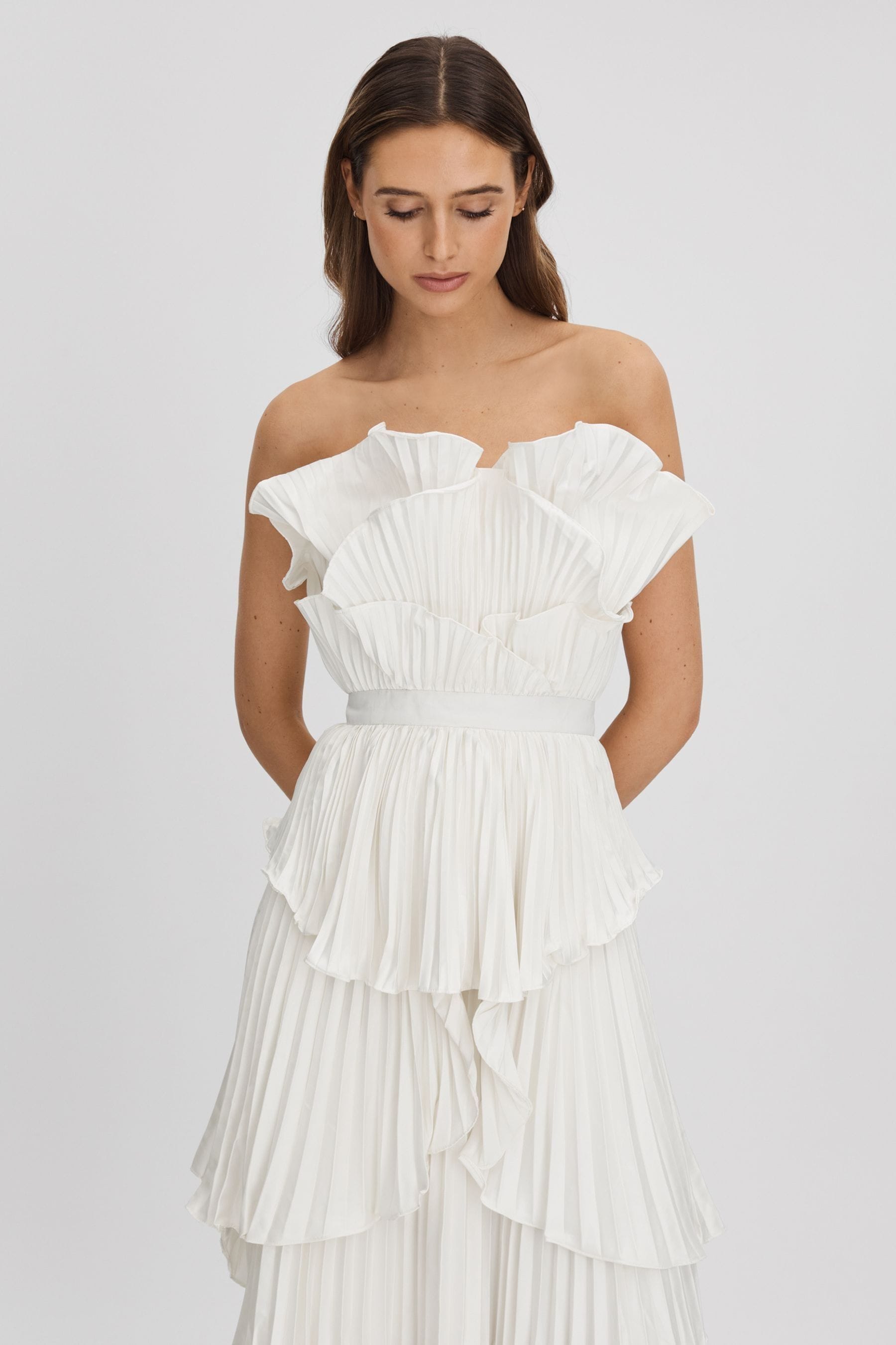 Buy Amur Pleated Tiered Maxi Dress from the Next UK online shop