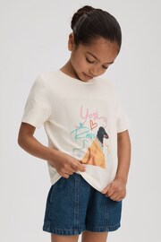 Reiss Multi Yoshy Teen Cotton Print T-Shirt - Image 3 of 4