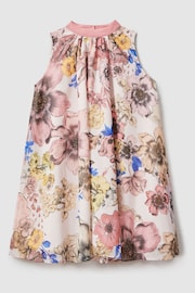 Reiss Kady Floral Print Halter Neck Dress - 圖片 4，共 4