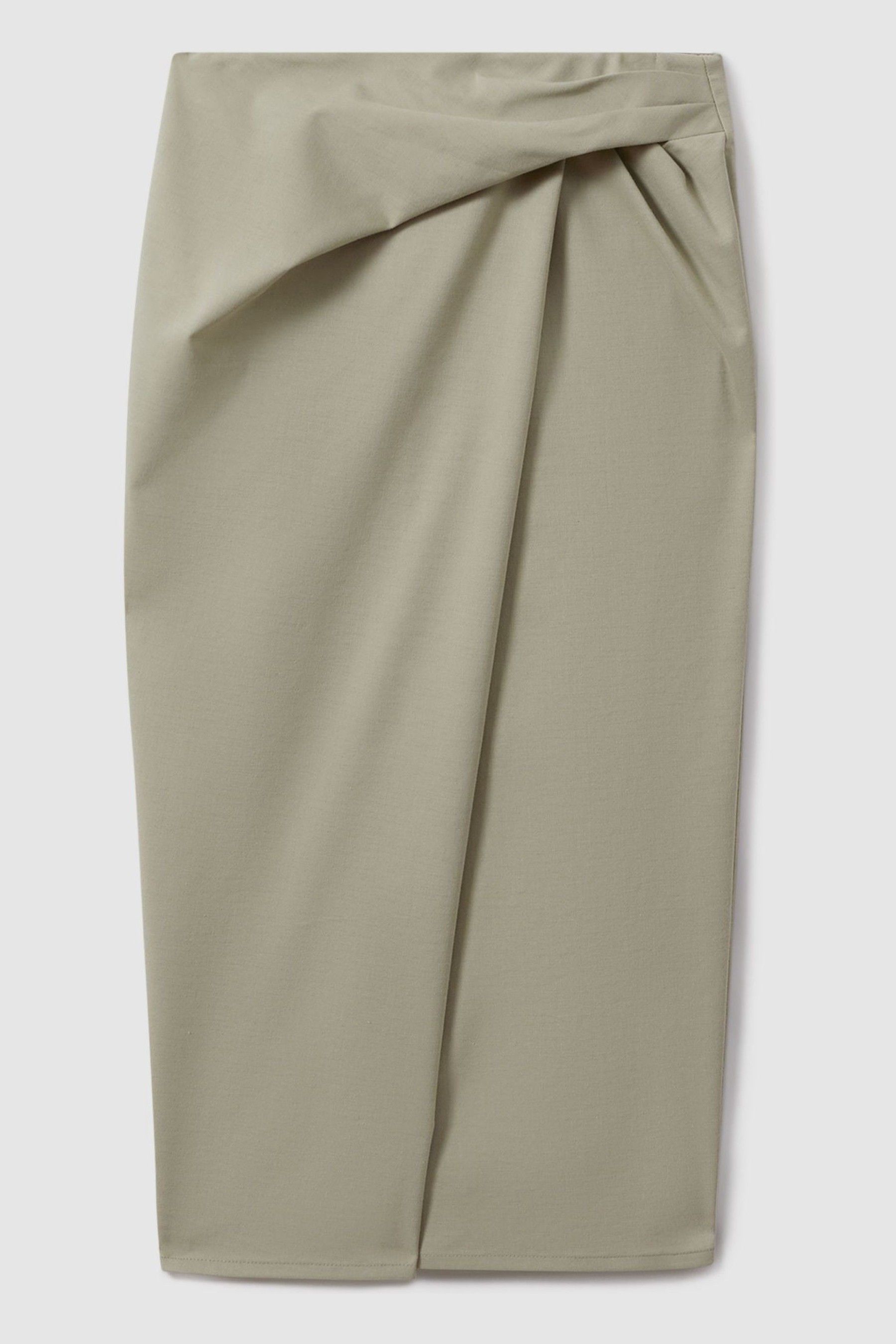 Reiss khaki skirt top