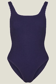 Accessorize Blue Crinkle Swimsuit - Image 3 of 3