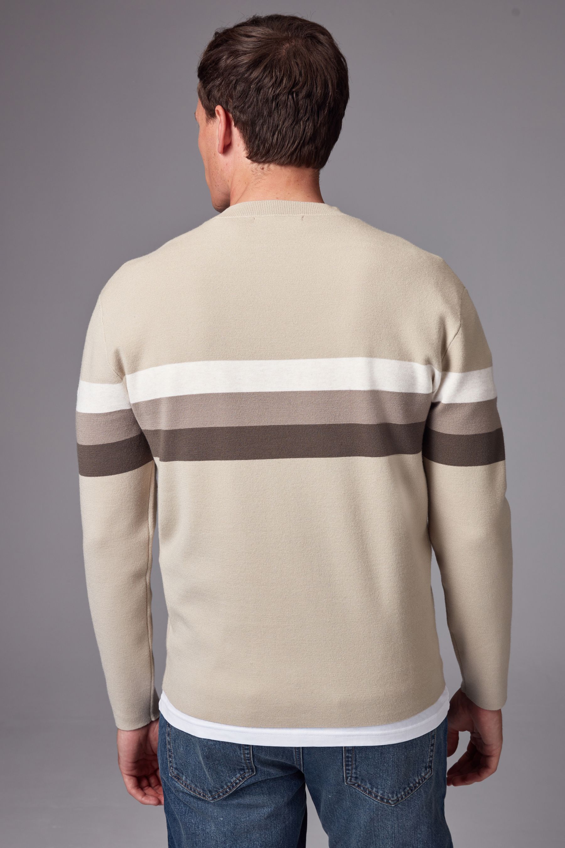Horizontal striped sweater discount