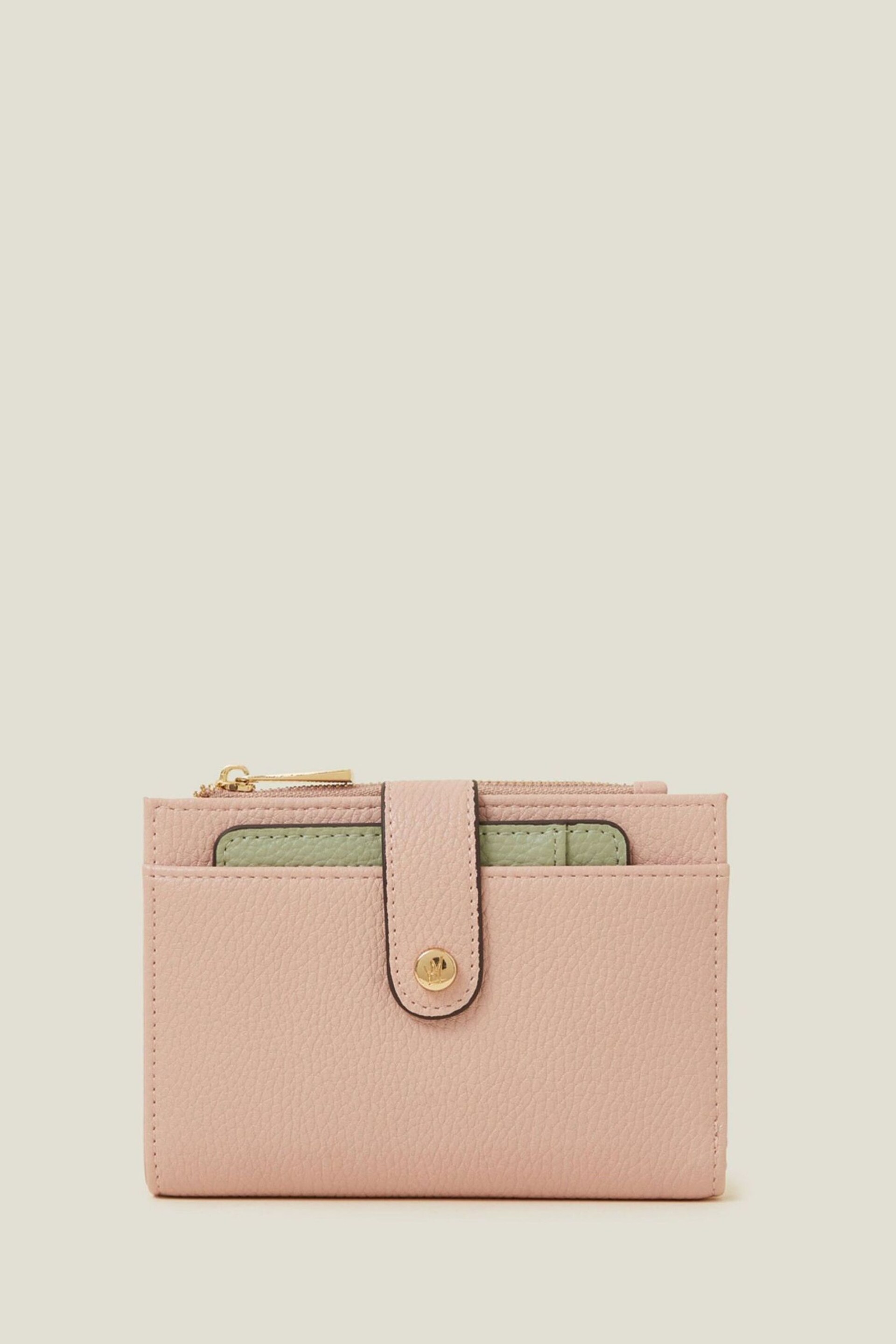 Accessorize Pink Removable Card Holder Purse - Image 1 of 3