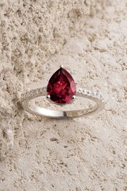 The Diamond Store Ruby Astra 2.3ct Lab Diamond Pear Cut Ring - Image 6 of 7