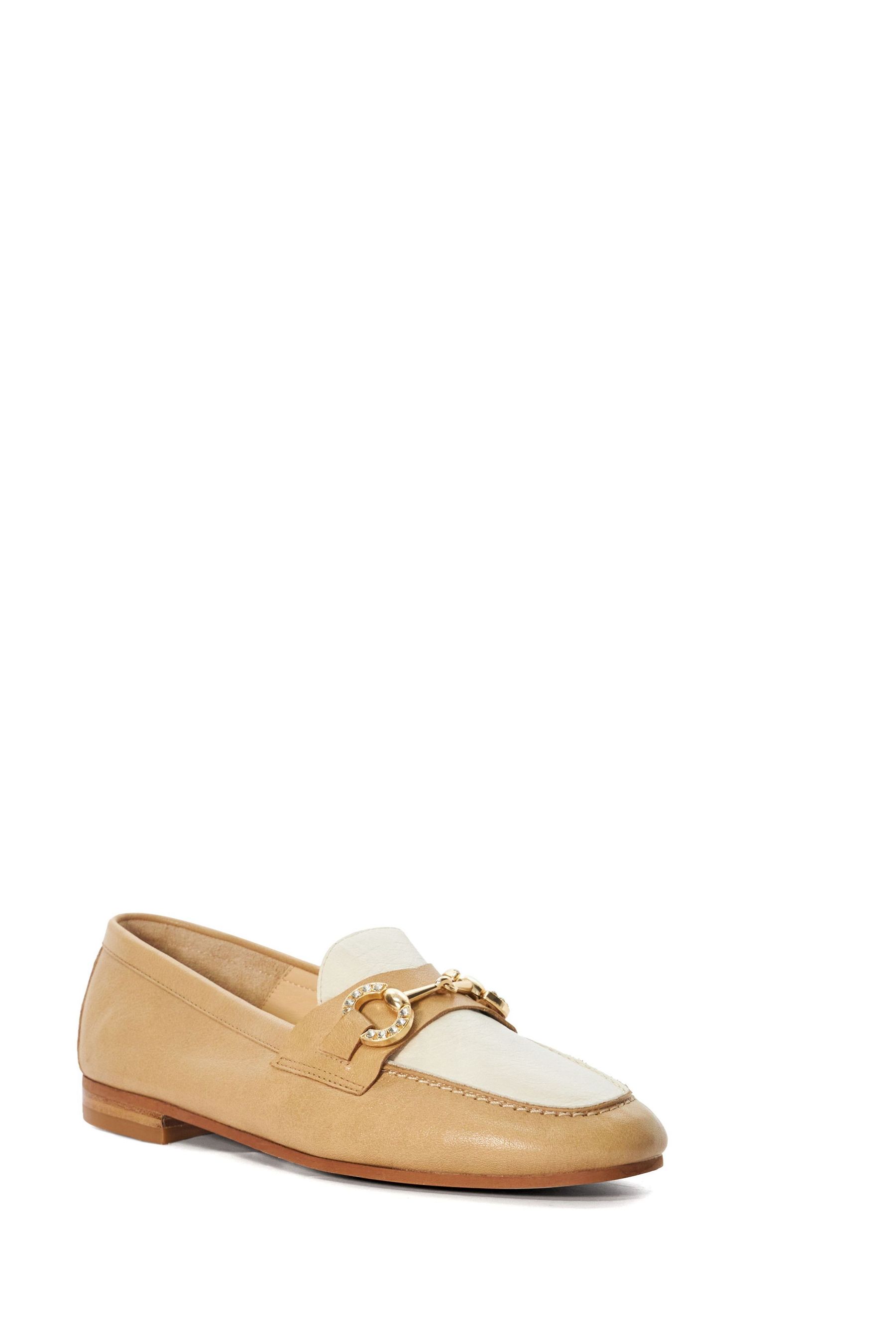 Dune gold loafers deals
