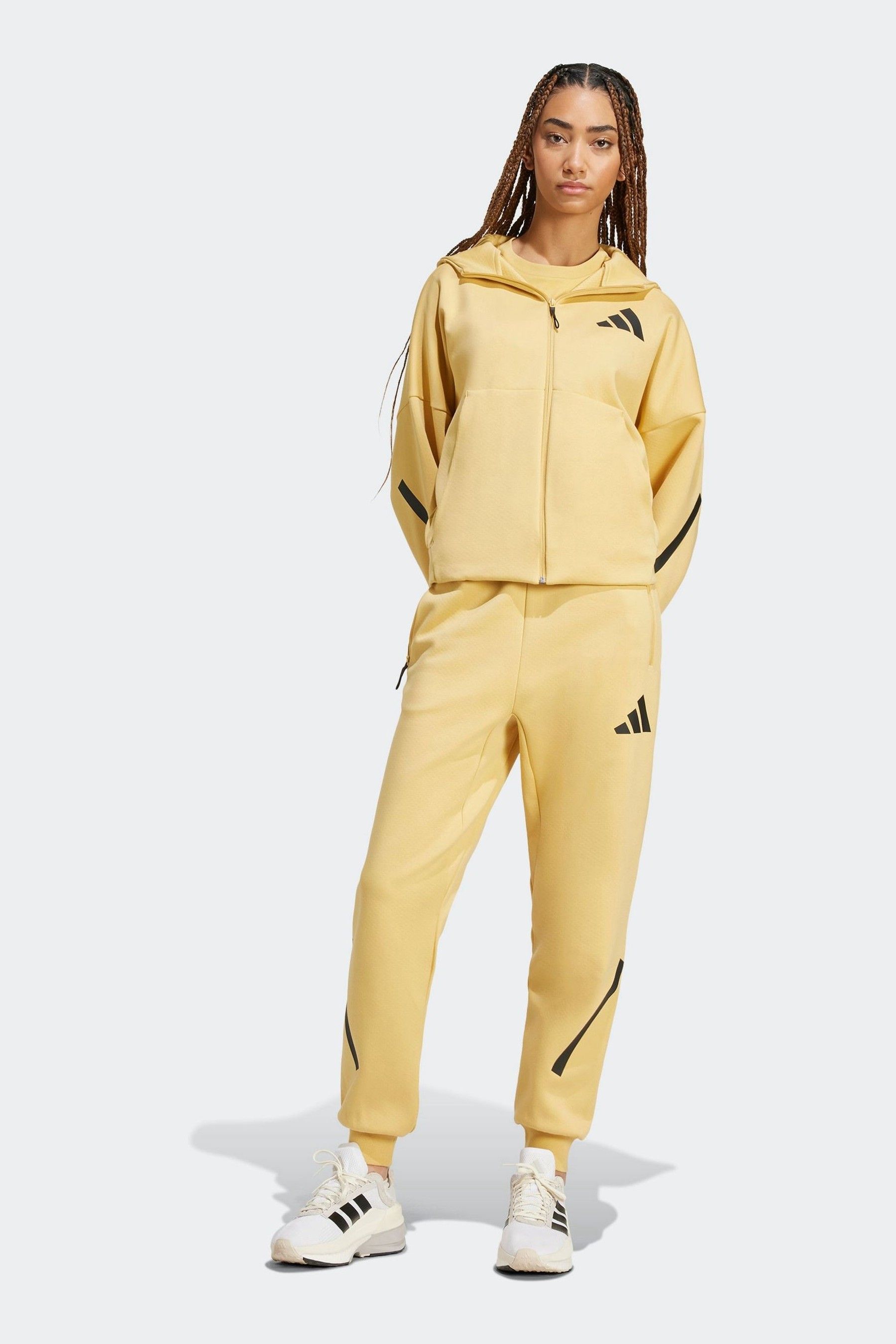 Buy adidas Yellow Z.N.E. Full Zip Hoodie from Next United Arab Emirates