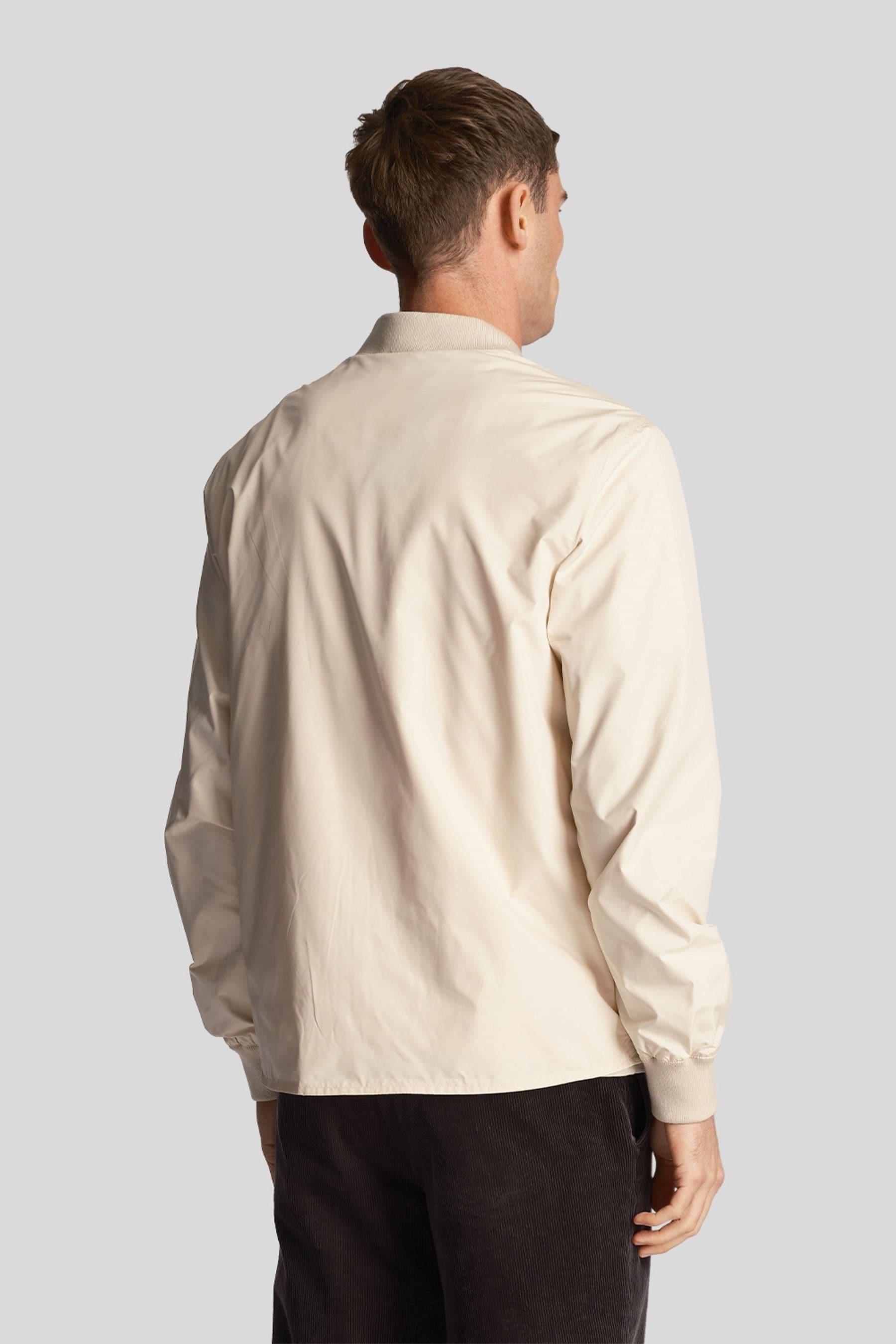 Buy Lyle Scott Cream Bomber Jacket from Next Czech Republic