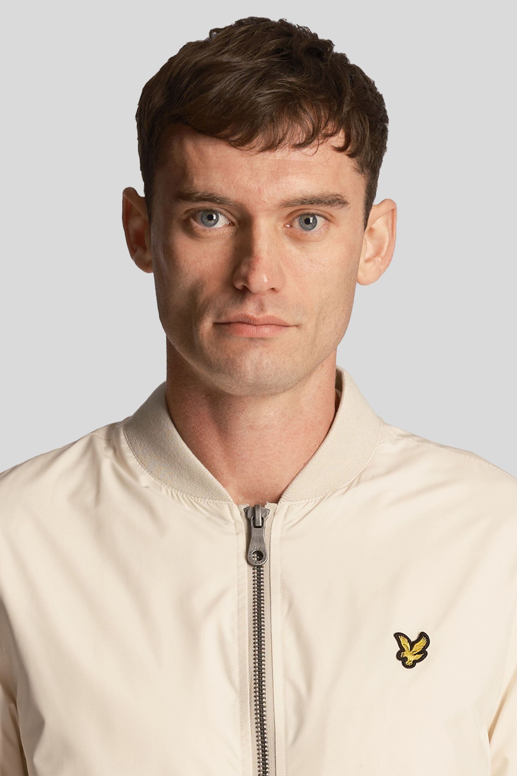 Lyle and scott cream jacket hot sale