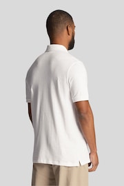 Lyle & Scott Slub White Polo Shirt - Image 2 of 5