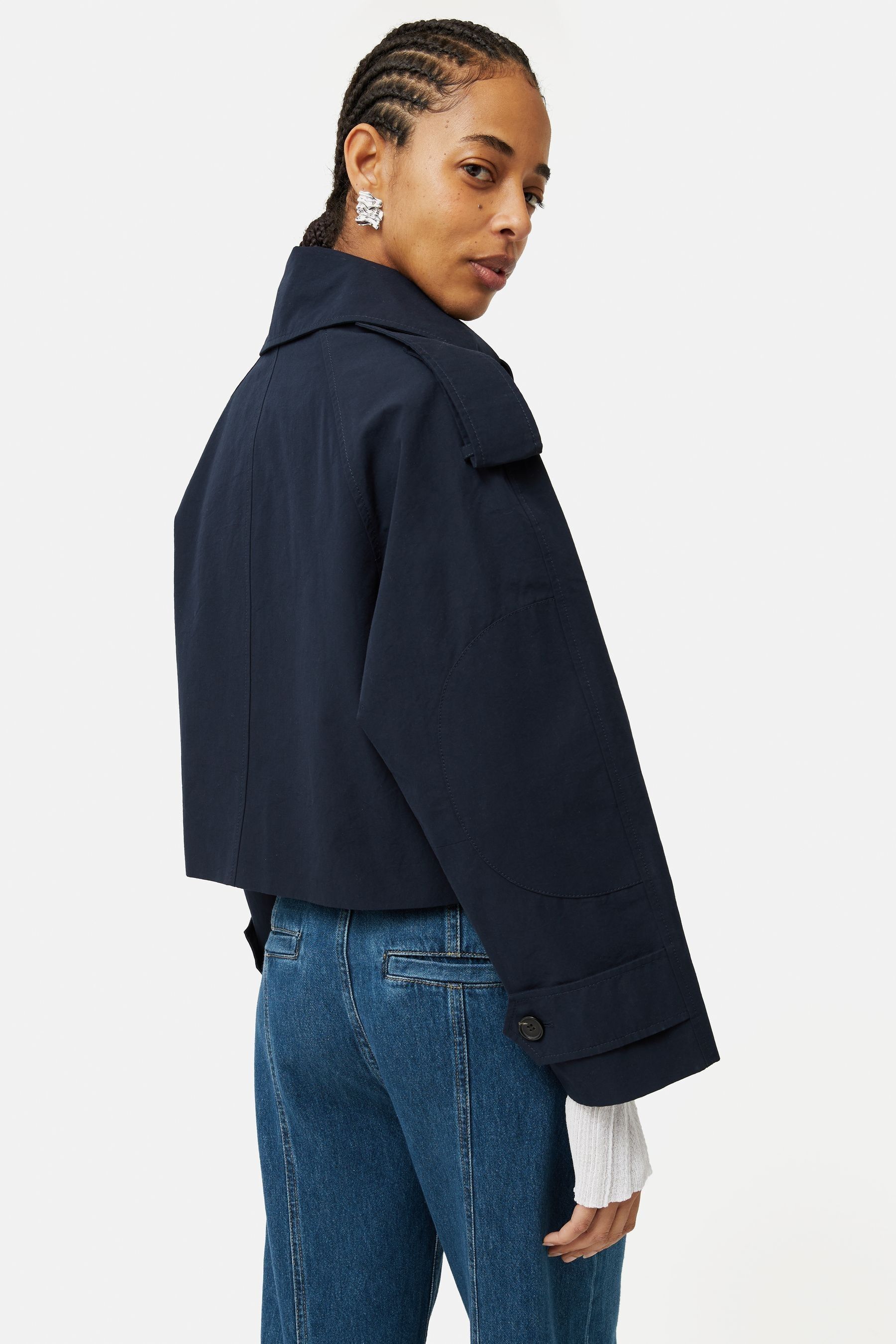Jigsaw navy jacket 2025