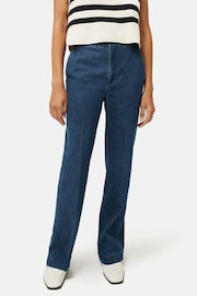 Jigsaw Blue Denim Tailored Trousers - Image 1 of 7