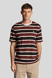 Lyle & Scott Red Stripe T-Shirt - Image 1 of 5