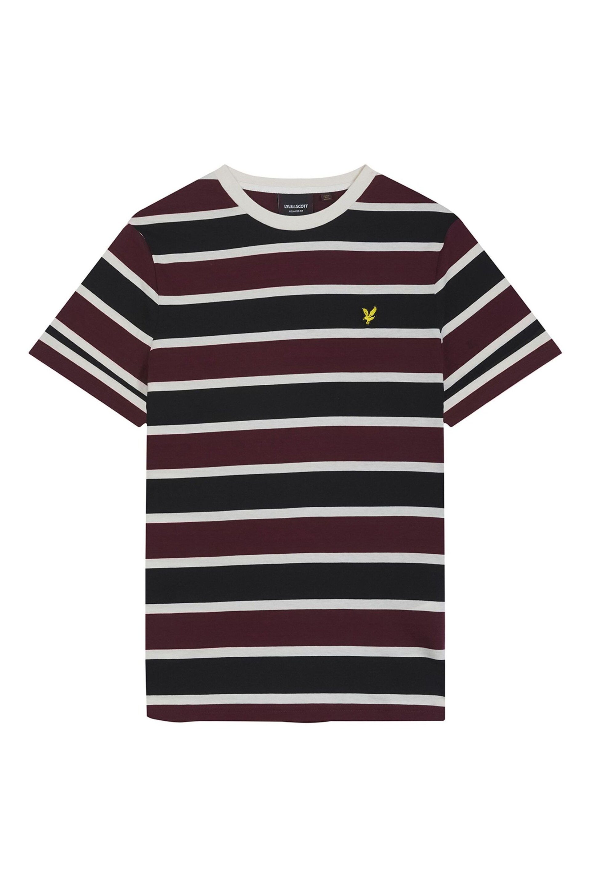Lyle & Scott Red Stripe T-Shirt - Image 5 of 5
