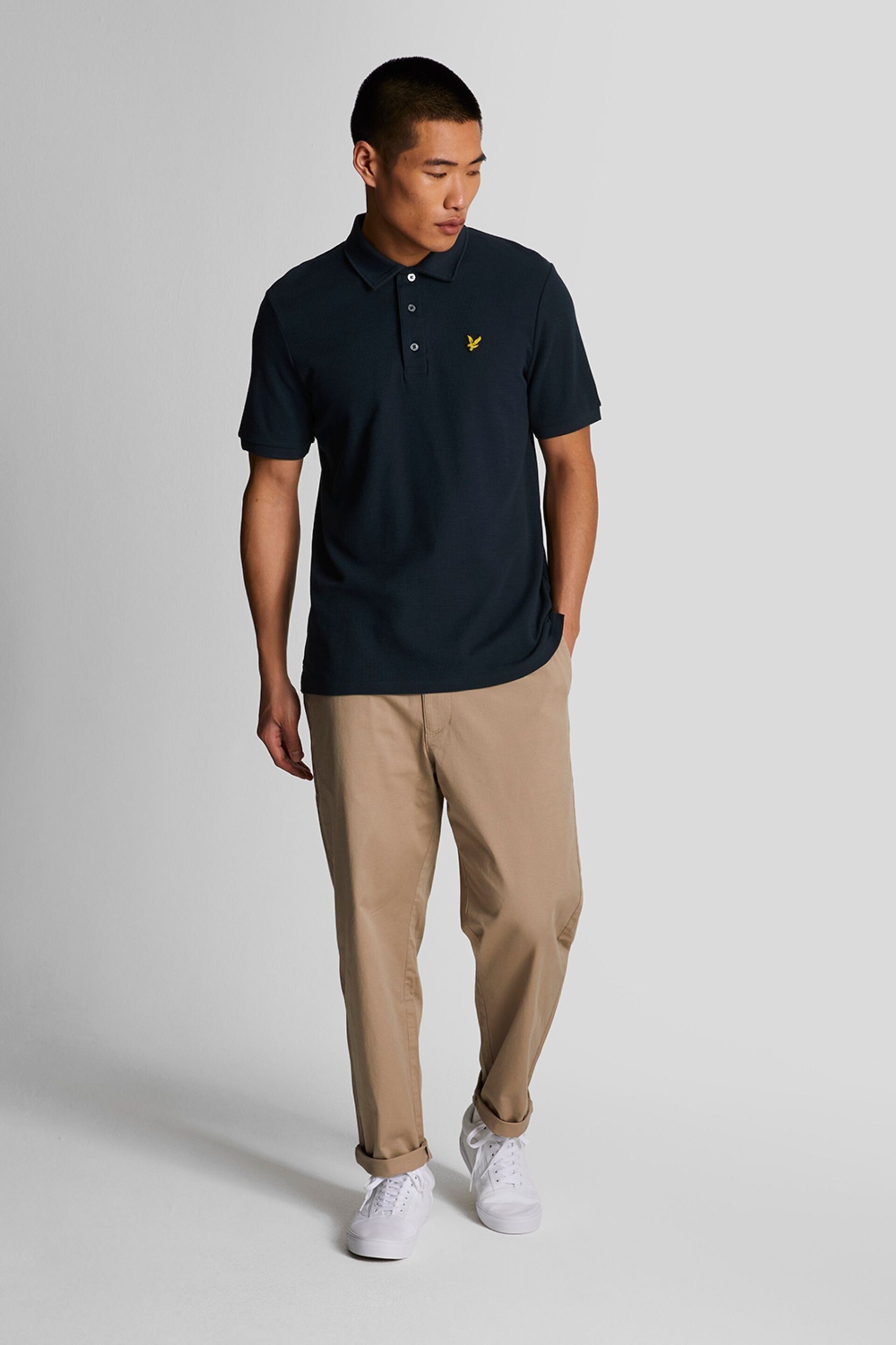 Lyle & Scott Blue Milano Polo Shirt - Image 2 of 5