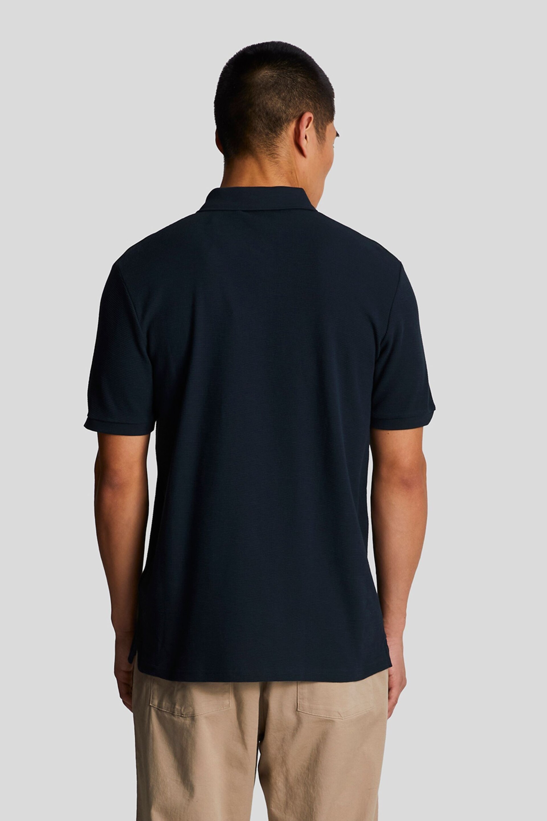 Lyle & Scott Blue Milano Polo Shirt - Image 3 of 5