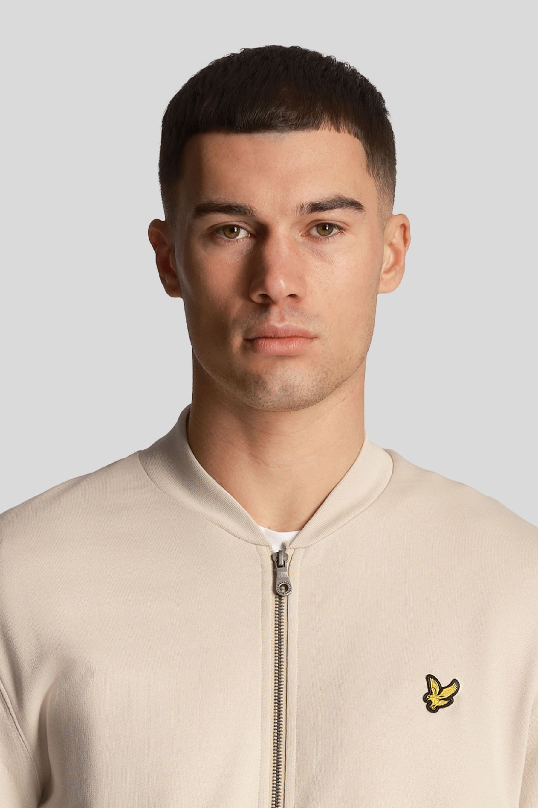 Lyle & scott brushed cotton bomber jacket new arrivals
