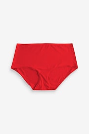 Red/Navy/Green Midi Microfibre Knickers 5 Pack - Image 6 of 10