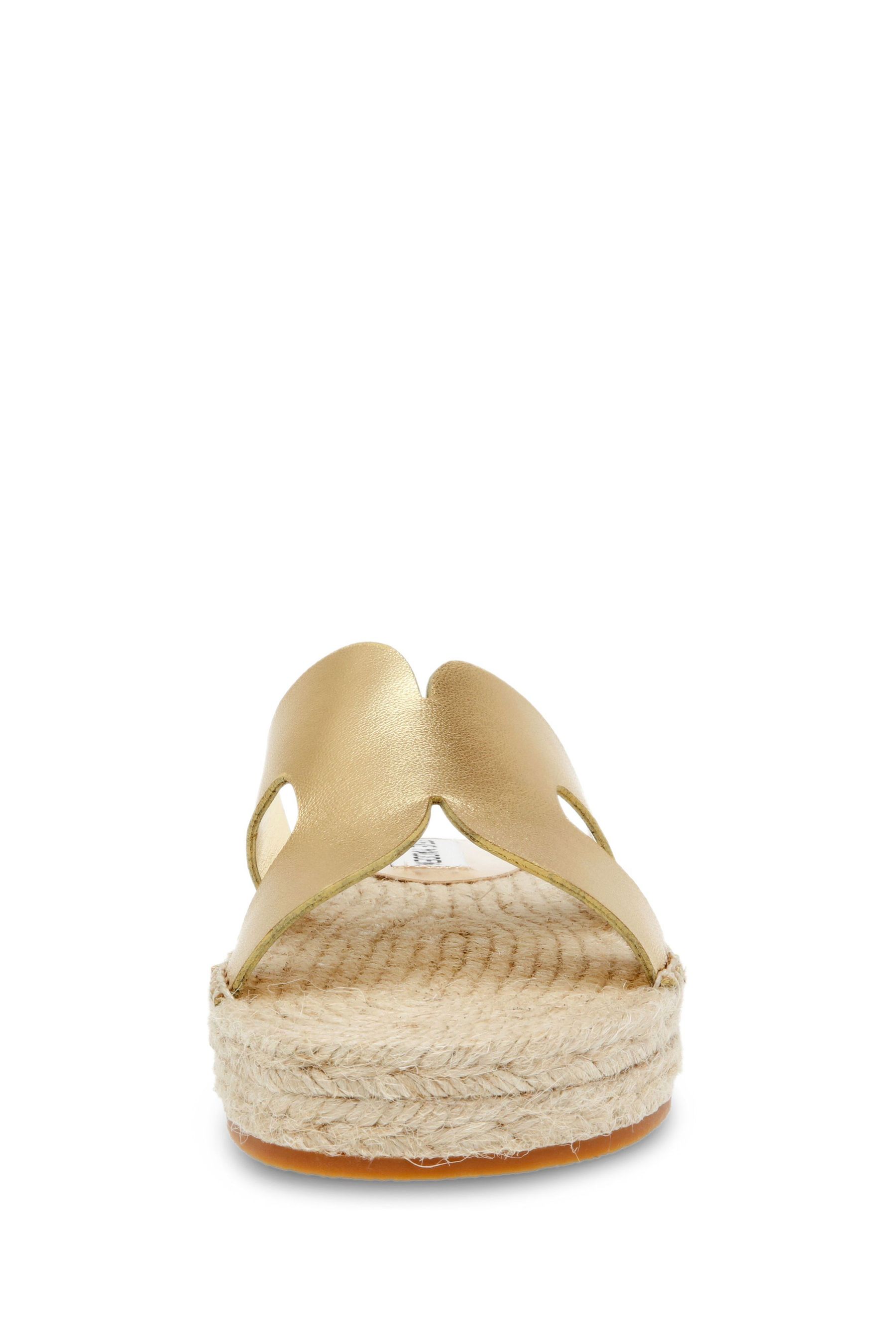 Steve madden gold wedge sandals deals