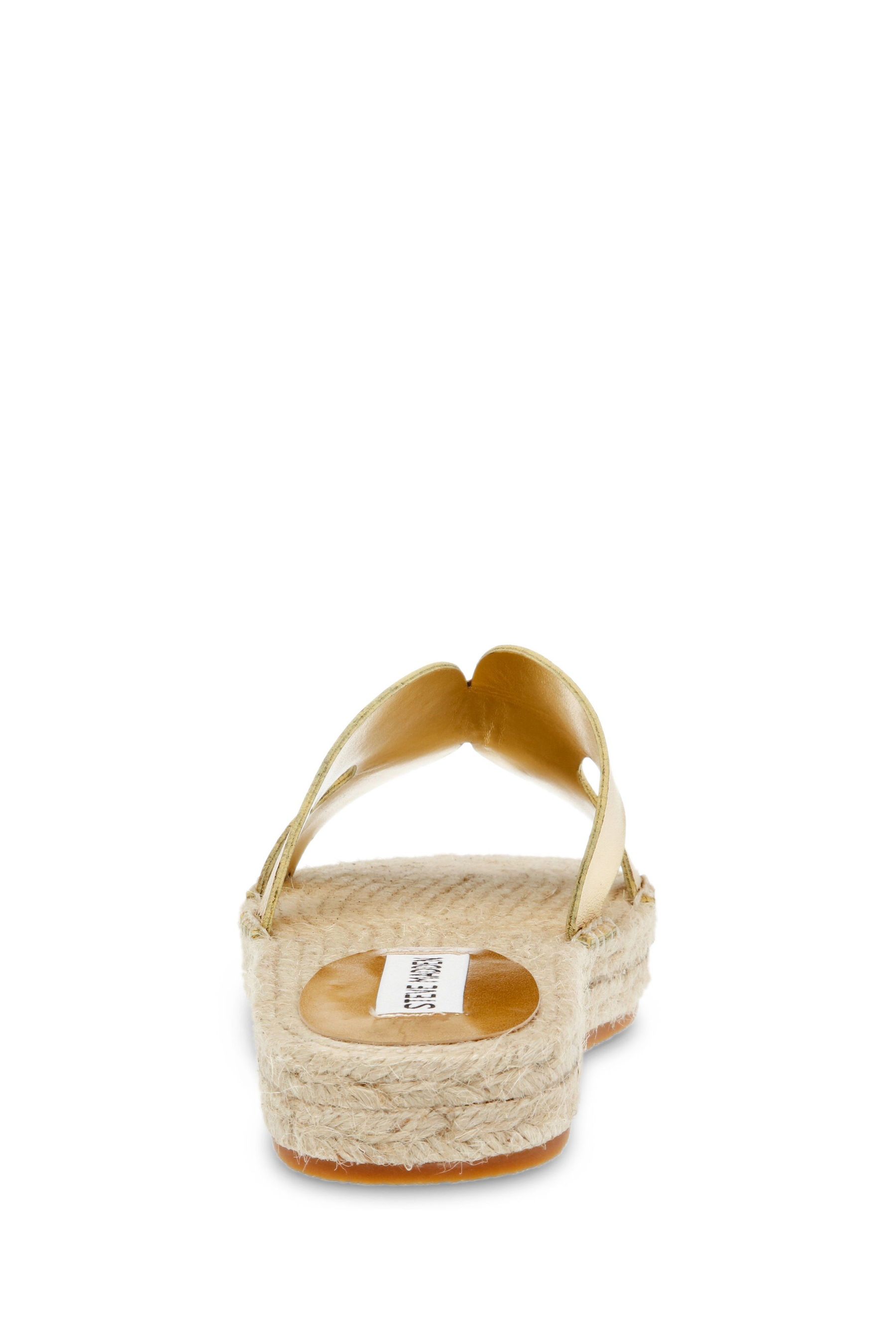 Buy Steve Madden Gold Cheer up Sandals from the Next UK online shop