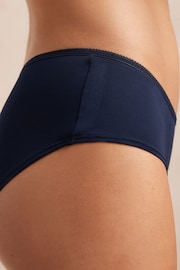 Red/Navy/Green Short Microfibre Knickers 5 Pack - Image 3 of 8