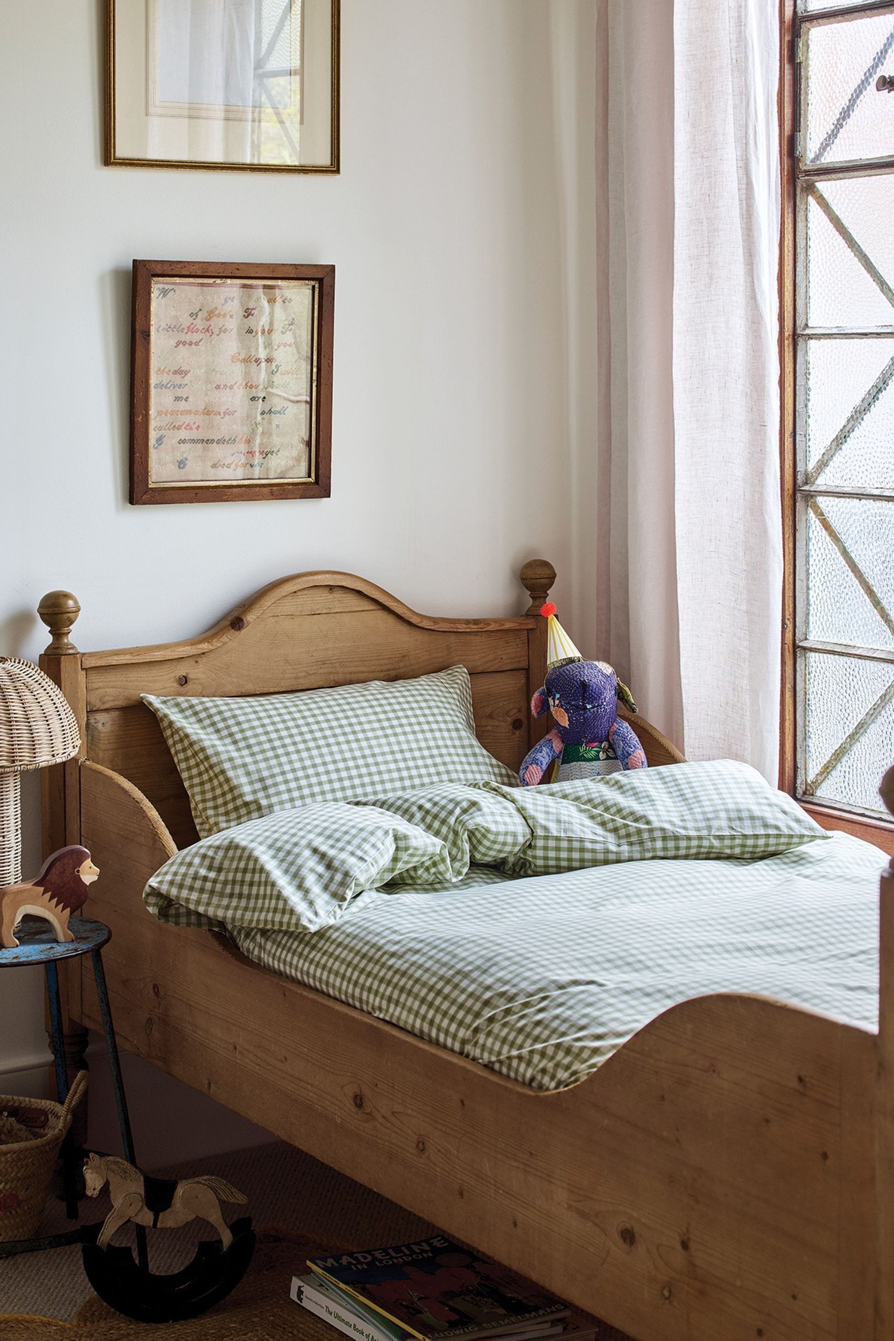 Buy Piglet in Bed Pear Kids Gingham 100 Cotton Bedding Set from Next USA