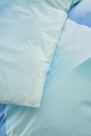 Catherine Lansfield Green Blue Ombre Larsson Geo Reversible Duvet Cover Set - Image 3 of 4