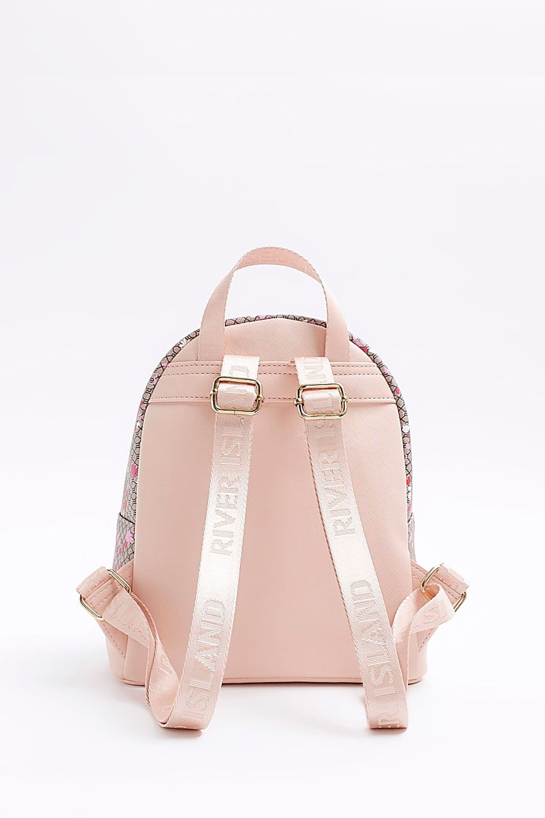 River island glitter backpack sale