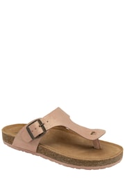 Dunlop Gold Toe Post Ladies Sandals - Image 1 of 4